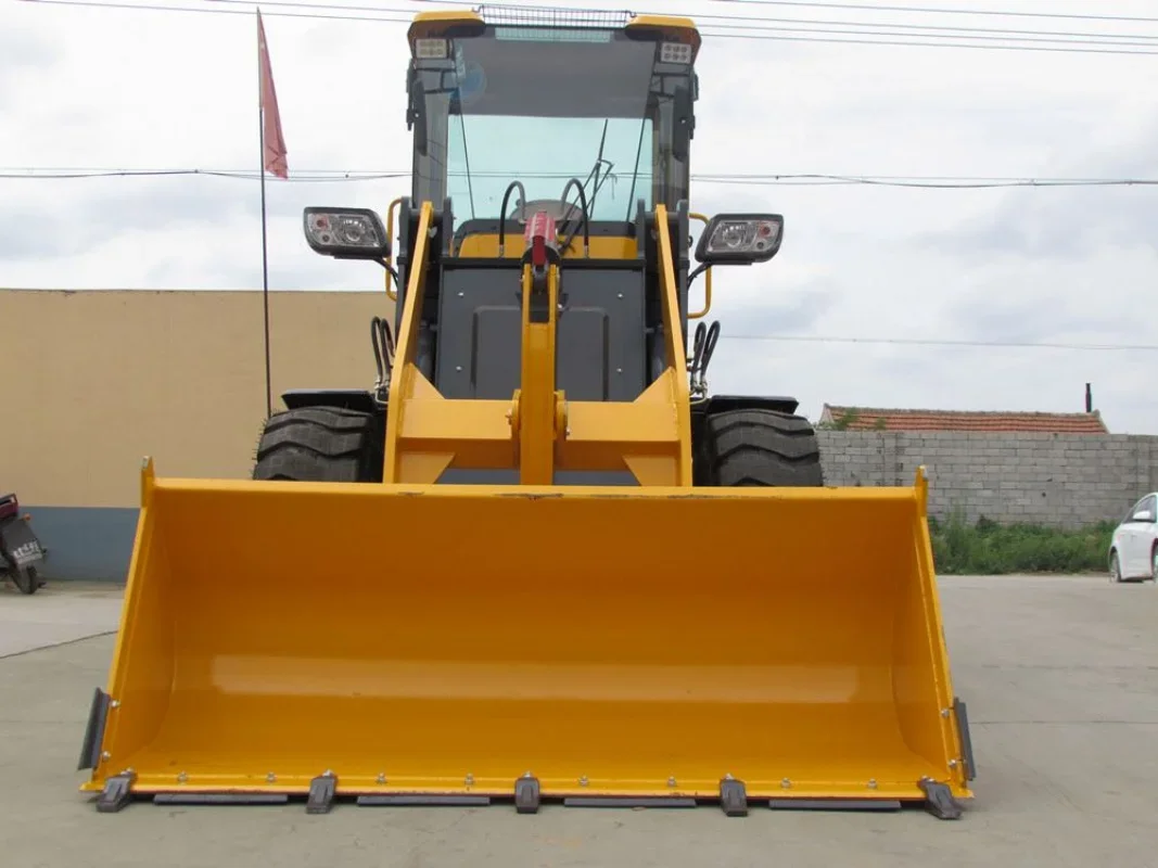 ATV Small Forklift Backhoe China Electric Mini Wheel Loader for Sale From Farm Garden Orchard Home Use