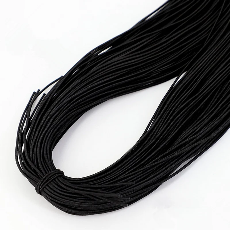 1.5mm Elastic Band Rope Gift Box Hand Account Notebook Decorative Round Elastic Dance Shoes Color Line DIY