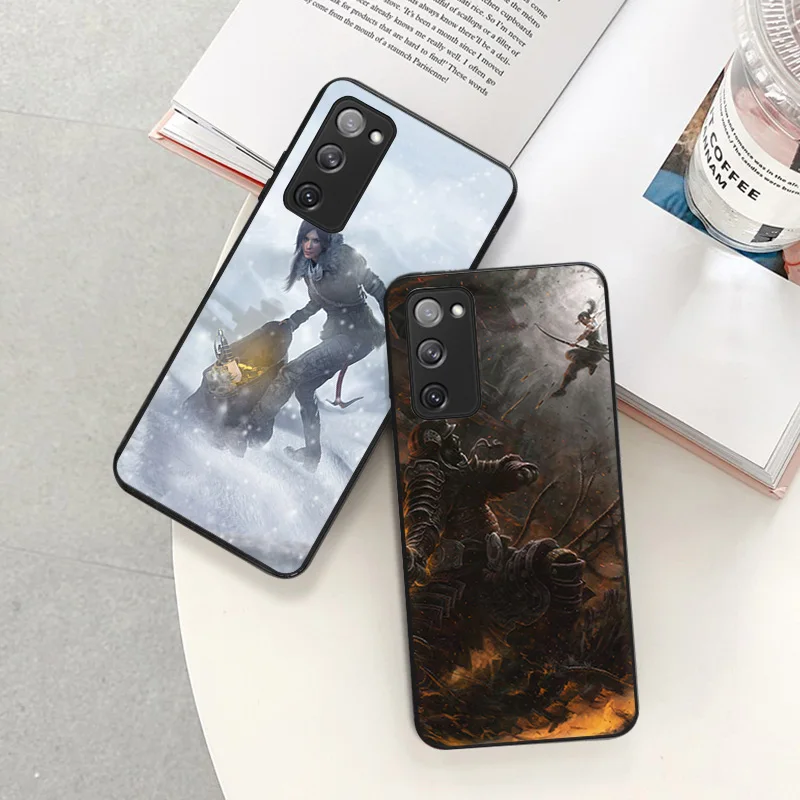 Phone Case For Samsung S22 5G S21 Ultra S20 FE S10 Plus Lite Tomb Raider Luxury Game Soft Silicone Cover For Galaxy S9 S8 S7 A91