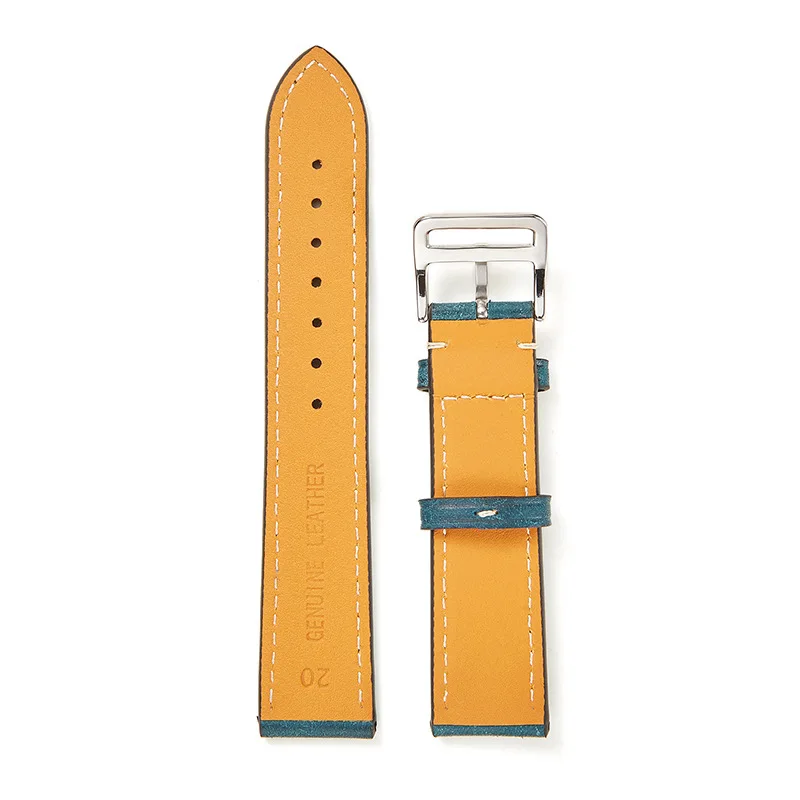 Watchband Premium Leather Strap 20/22mm Watch Strap for Huawei, Samsung, Oppo, etc. Watch Bracelets UTHAI G38