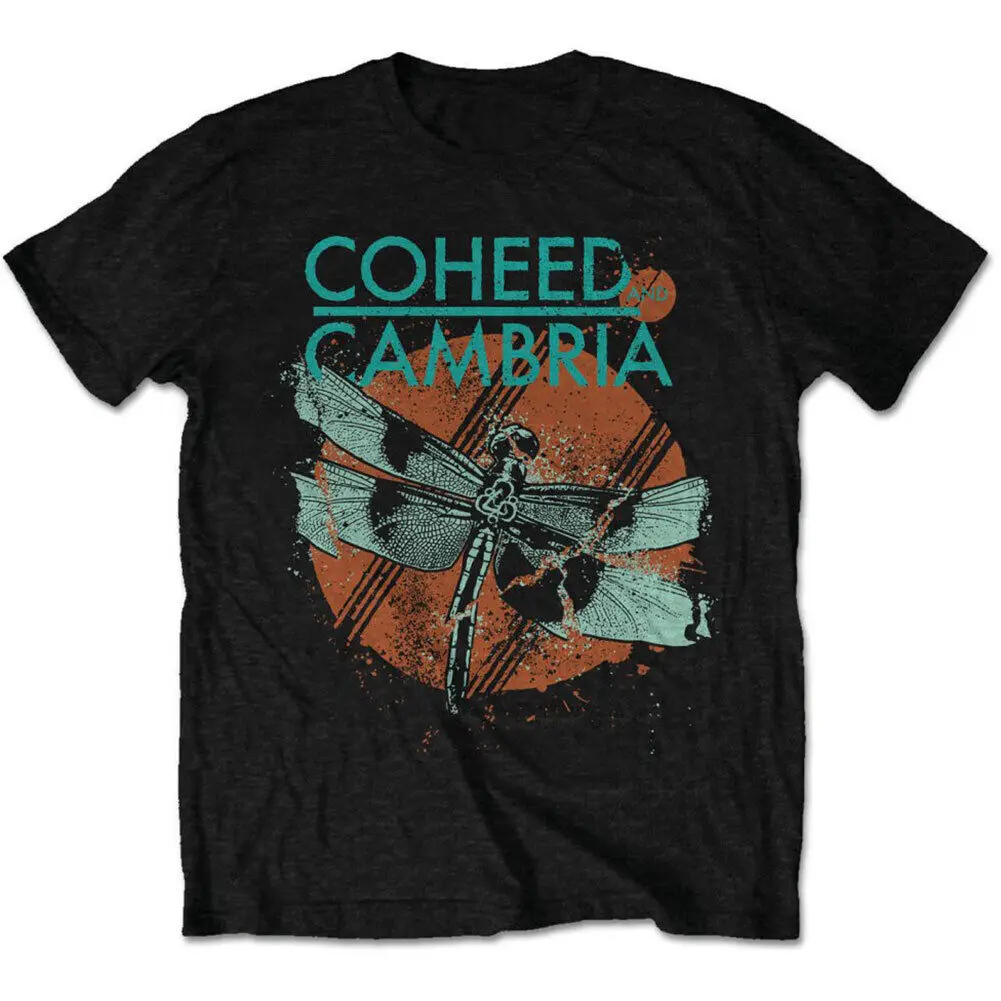 Men's Coheed And Cambria Dragonfly Slim Fit T shirt X Large Black