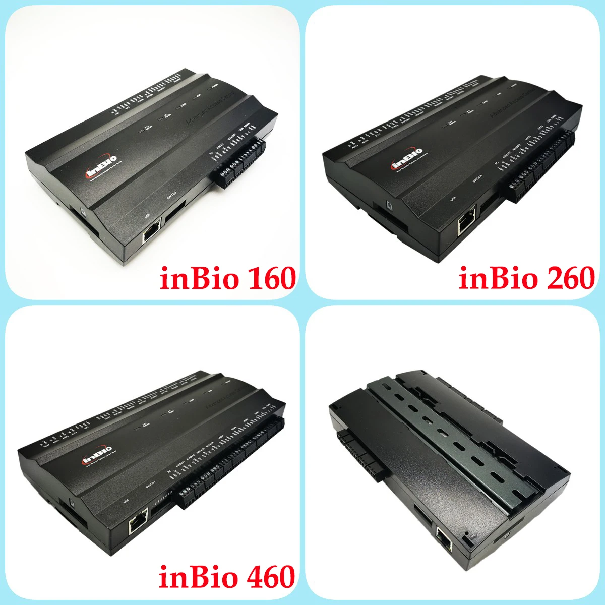 inBio160 inBio260 inBio460 Fingerprint Door Lock Controller Panel RFID Card Access Control System