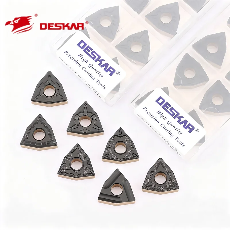 

Deskar Wnmg080404/080408/080412-Tm Cq Lf9218 100% Original Numerical Control Turning Insert Wnmg Two-Color External Turning Tool