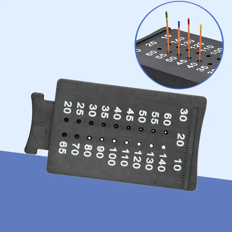 Dental Endo Rulers Gutta Percha Cutter Measuring Ruler Endodontic Span Measure Scale Plastic Dentistry Instrument Tool