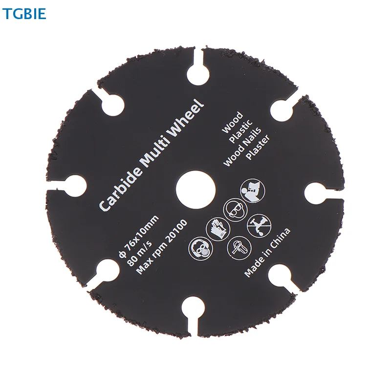 [TL]3inch Wood Carving Disc, Plastic Cut Off Wheels,Circular Saw Blade Carbon Steel Tipped Plaster Cutting Disc Angle Grinder