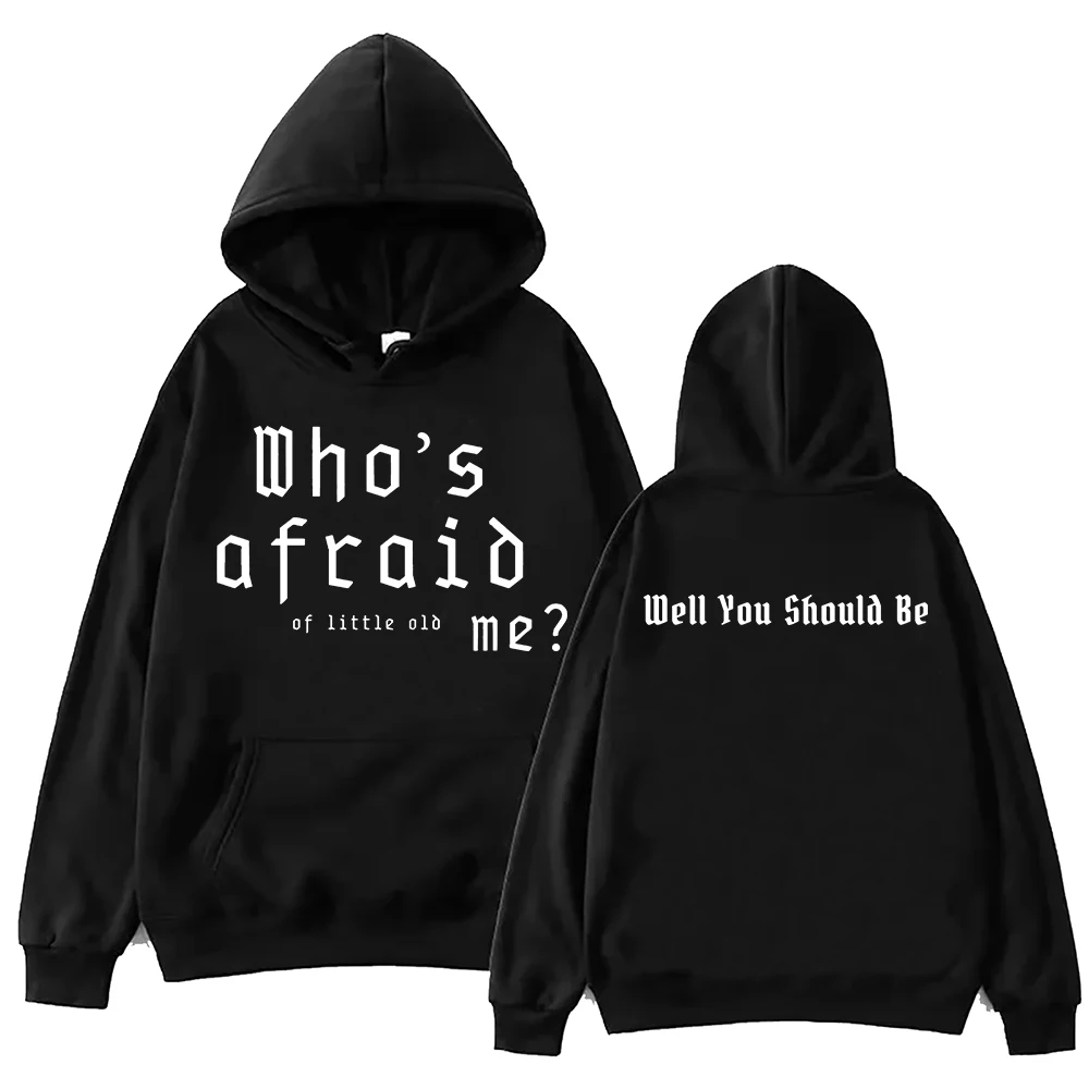 

TTPD Who's Afraid of Little Me Hoodie Harajuku Pullover Tops Sweatshirt Fans Gift