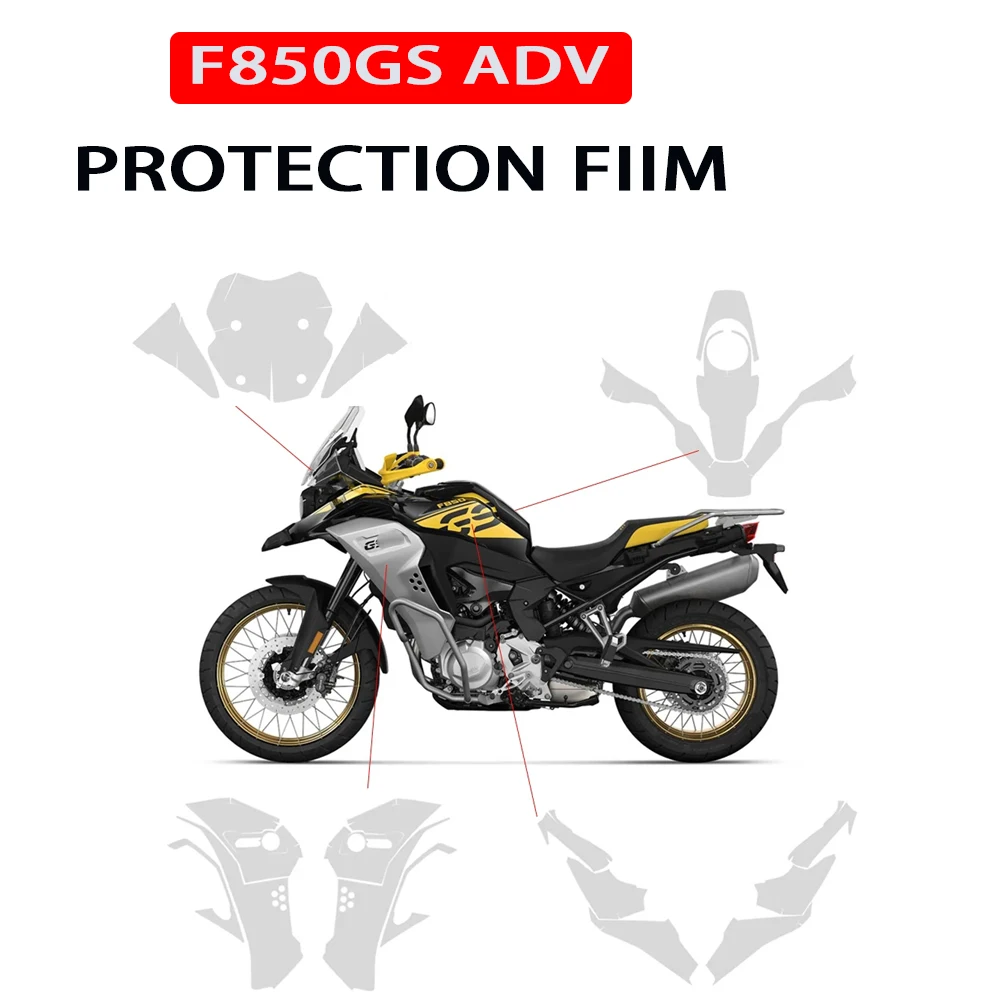 For BMW F850 GS Adventure GS850 Car Paint Anti-scratch Invisible Car Cover F850GS ADV Protective Film Motorcycle PPF