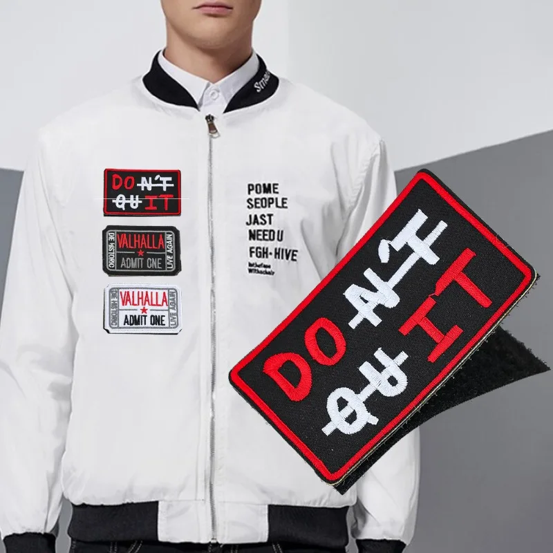 

Высококачественный значок Heroic Spirit Hall, алфавит на липучке, сумки для одежды, декоративные аксессуары, эполеты «сделай сам», вышивка, нашивки