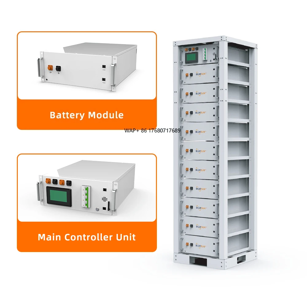 Bluesun Standard Proposal 30kw 50kw Solar Power System with 100ah 280ah Lithium Ion Batteries Pack for Energy Storage