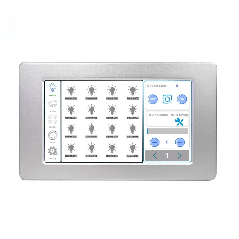 

Premium touchscreen hosts and panel dimmers for lighting control systems