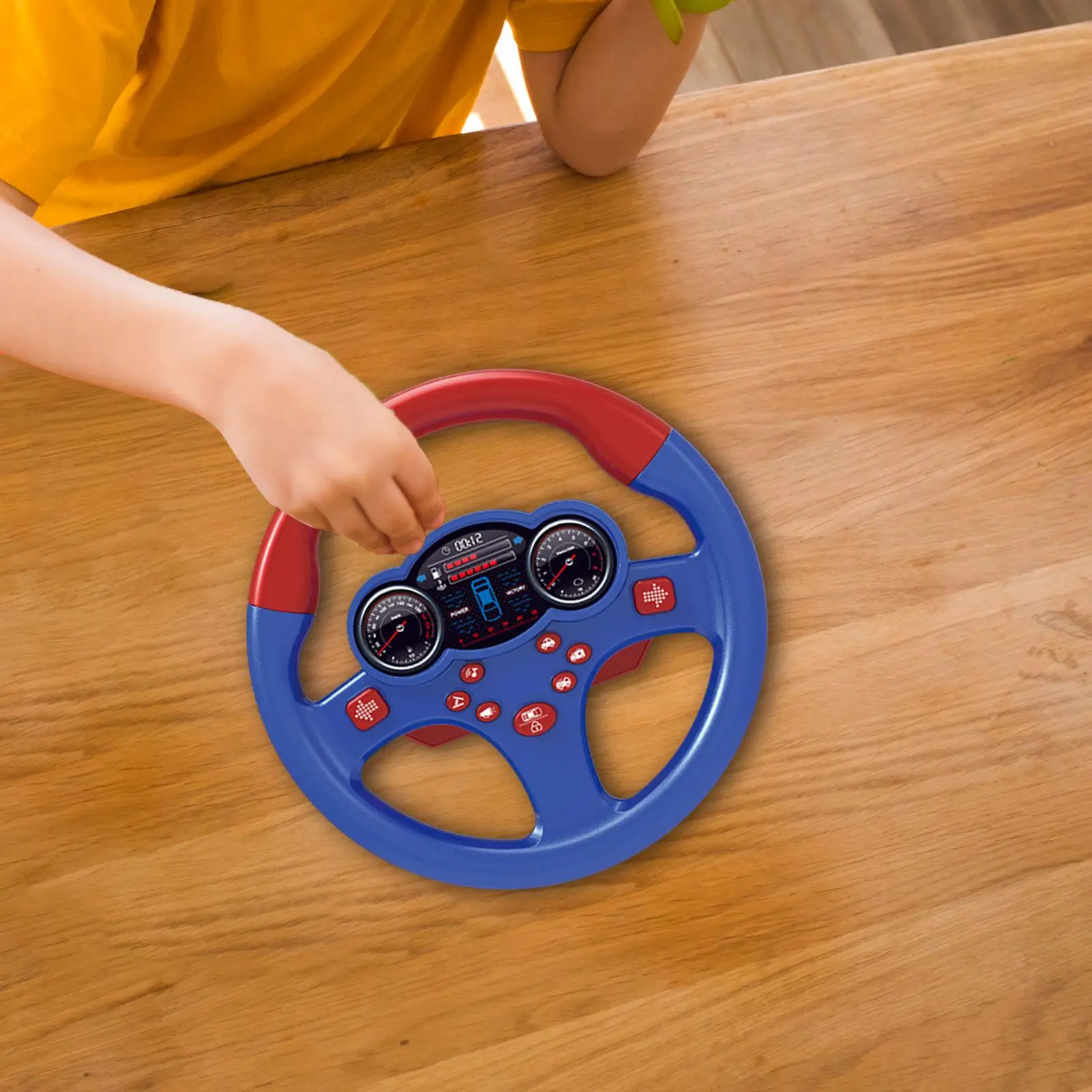 

Steering Wheel Toys Educational 360° Rotated Sensory Toy Travel Toy Car Driving Simulated Toy for Baby Kids Boy Girl Infant Gift