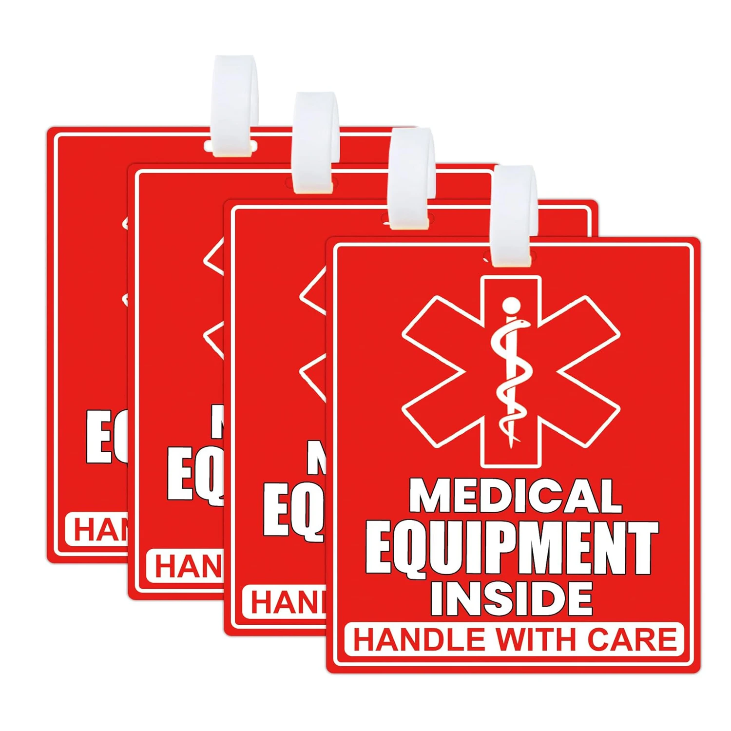 fragil equipamento medico dentro tag card identificacao bagagem adesivos equipamento medico vermelho 01