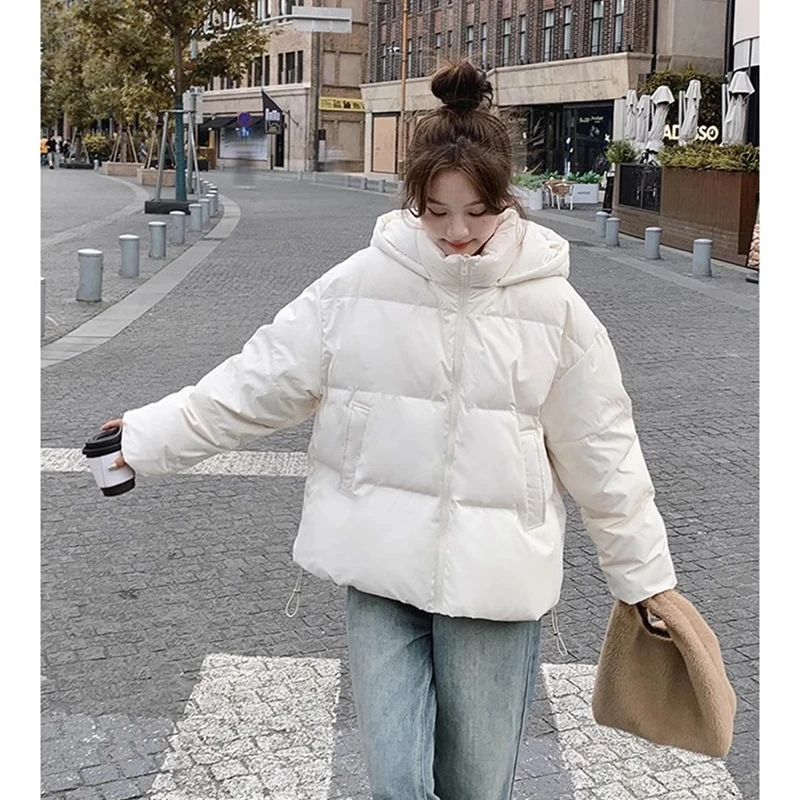 

Новая женская зимняя куртка с хлопковой подкладкой на 2025 год, маленькая и короткая хлопковая куртка, большая куртка для хлеба