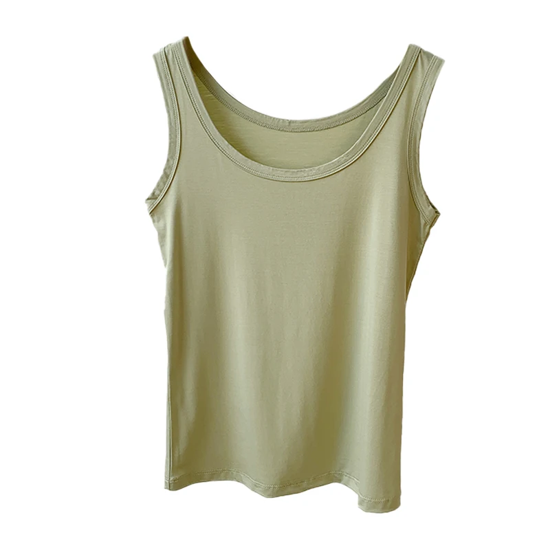 Mod U-Ne تانك توب نسائي صيفي فضفاض جميل با مقاس كبير حزام ملون للتخسيس قاعدة irt