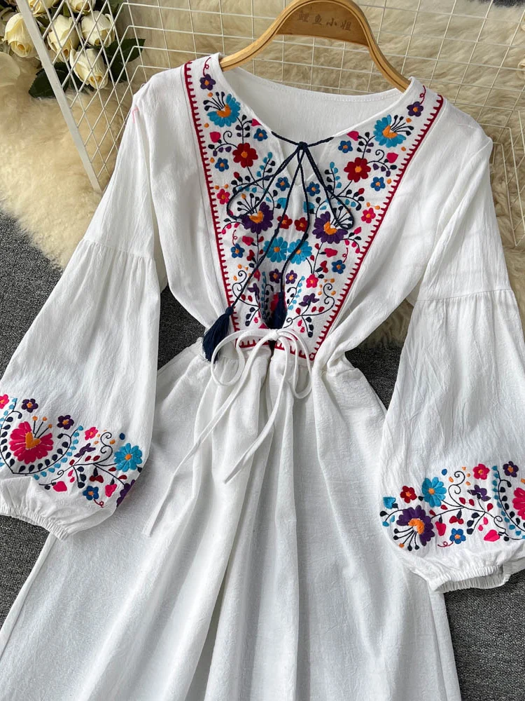 green emerald velvet dress Isadora Floral Smocked Dress