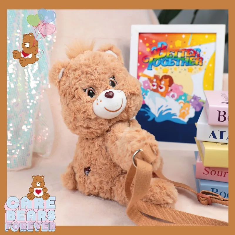 

Новая сумка через плечо Carebears Miniso Love Bear, плюшевая кукла, подарок на день рождения, Рождественский подарок