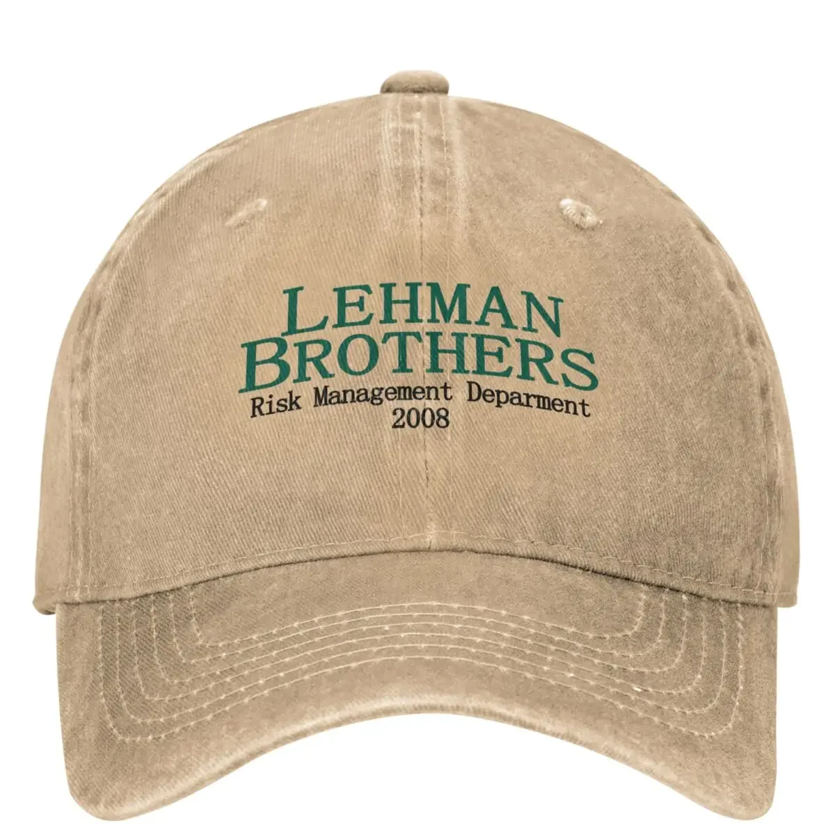 Lehman Brothers Risk Management Casual Baseball Cap Summer Bank Bankruptcy Trucker Hat Adjustable Running Hippie Snapback Cap