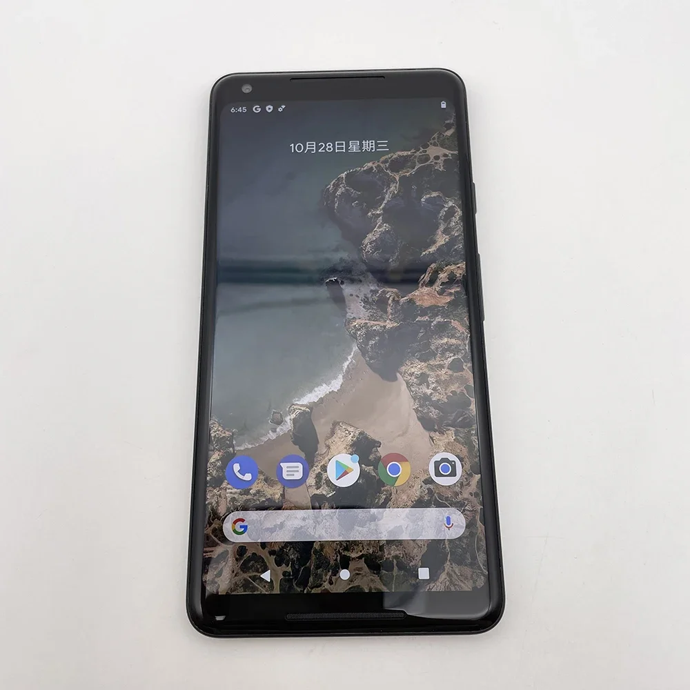 هاتف ذكي Google Pixel 2 XL ، أربطة 4 جيجا ، 64 جيجا بايت ، ROM GB ، 12mah ، NFC ، بصمة الإصبع ، هاتف خلوي أصلي ، غير مقفل ، جديد