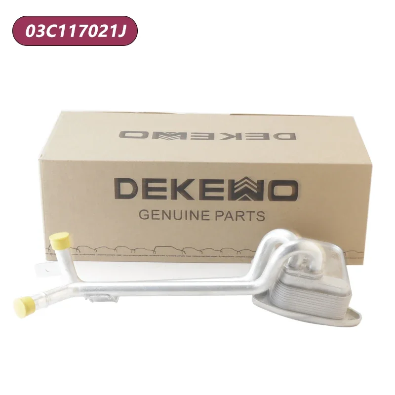 Oil Cooler Oil Radiator 03C117021J 03C117021D For VW Seat Alhambra Altea Ibiza Leon Toledo Skoda Fabia Scirocco EOS EA111 1.4T