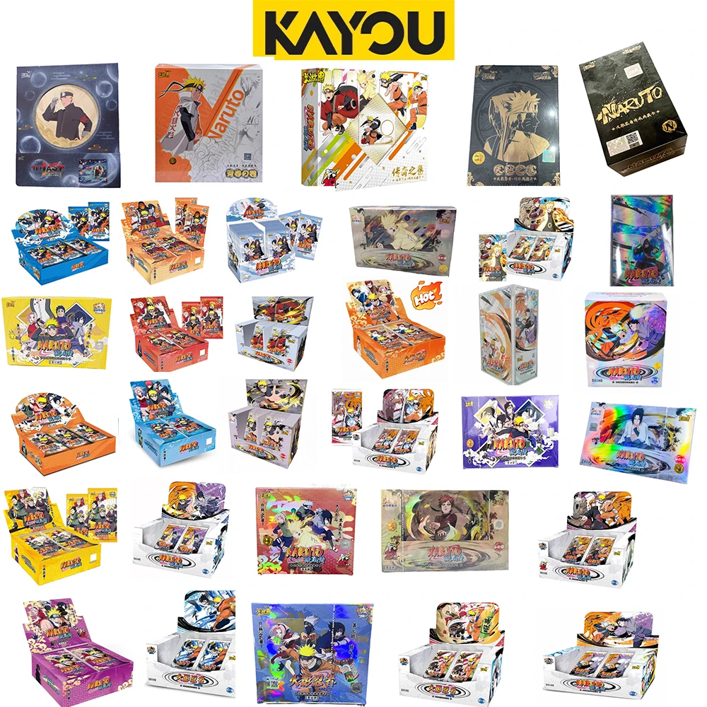 

Kayou Naruto Card Box T2W8 W4T7 Soldiers'Chapter\Formations'Chapter Аниме Карты Ninja Age Collection Подарочная коробка Детские игрушки Подарки