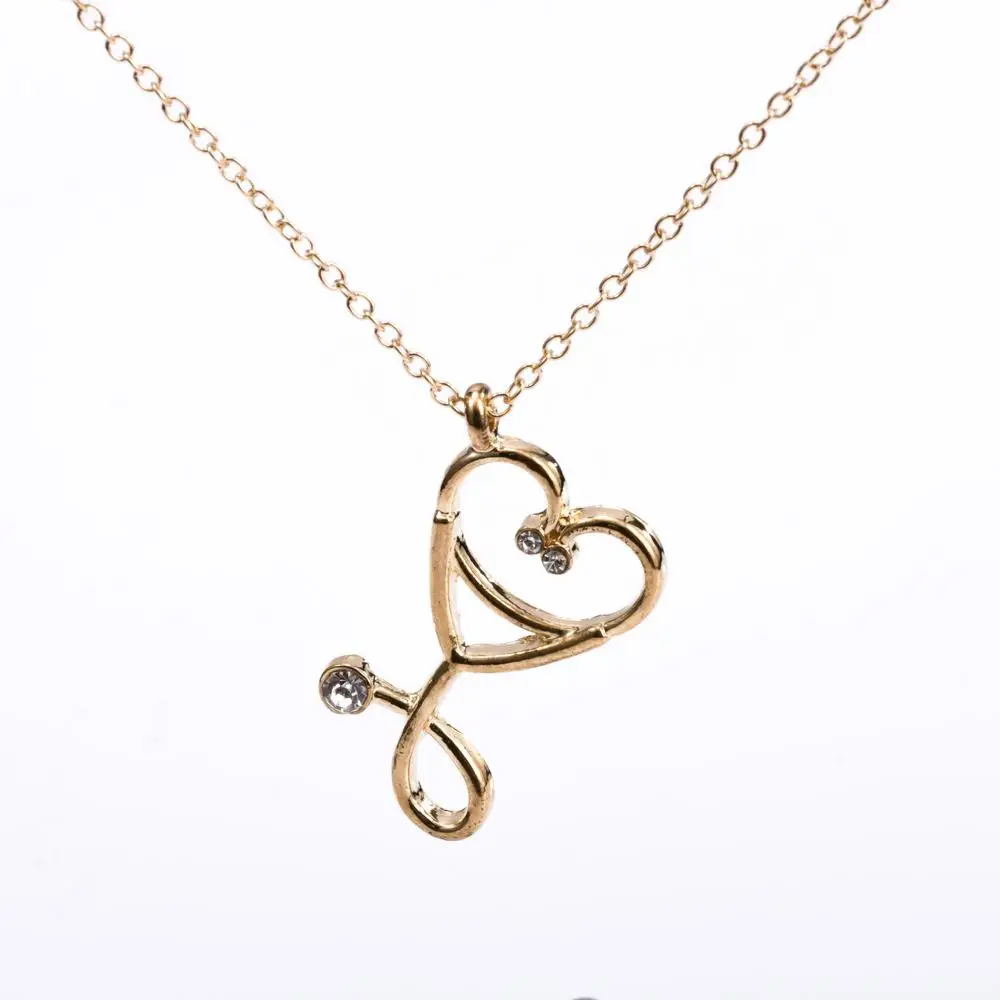 1 Pc Alloy Pendants Heart Shape Cherub Shape Pendants Personality Sweater Chain Greative Collarbone Chain Jewelry Accessories