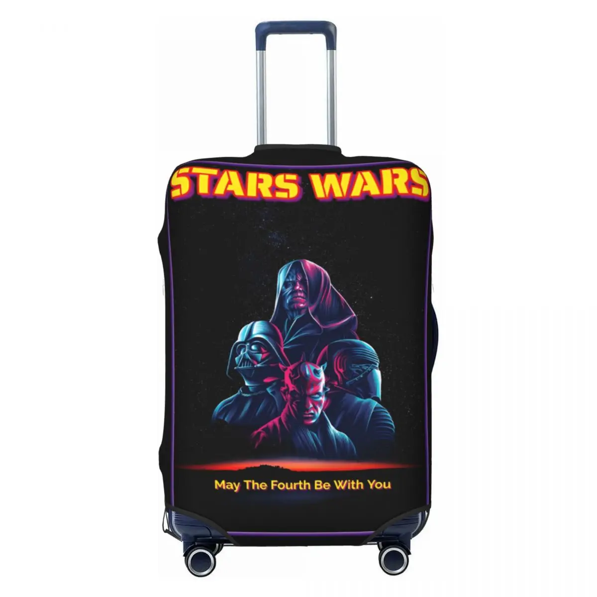 Cartoon W-Wars Anime S-Star Suitcase Cover Business Protection Flight Strectch Luggage Case