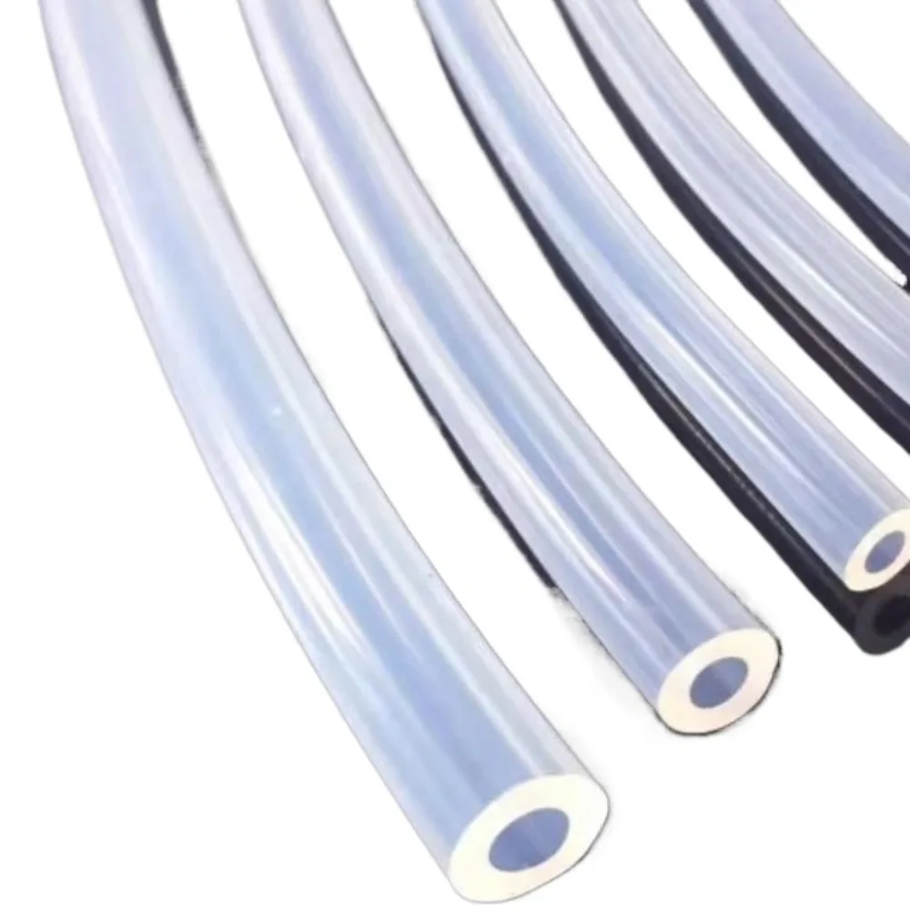 Transparent Flexible Silicone Capillary Tubing Multi‑Size 0.9mm 1.6mm 1.7mm 1.8mm Clear Rubber Hose Pipe