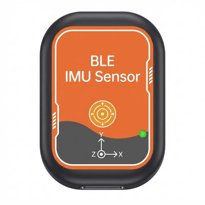 Bluetooth 5.0 three-axis accelerometer tilt gyroscope angle sensor electronic compass 9DOF magnetometer IMU