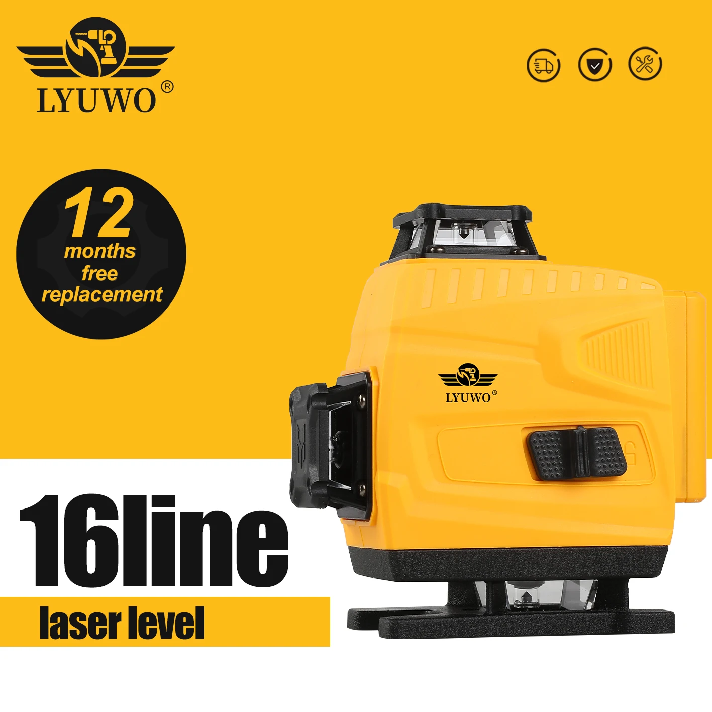 LYUWO Imported 16 Line Green Light 16 Line Blue Light Level High-Precision Infrared Laser Wall And Ground Tiling