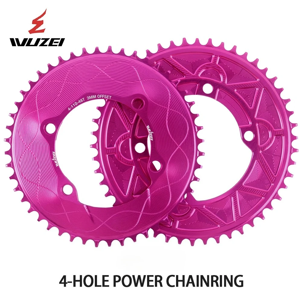 

WUZEI 110BCD 40-58T велосипедная звено 8-11S для R7000 R8000 R9100 40T 48T 58T, совместимая цепь оси, узкая широкая цепь, колесо