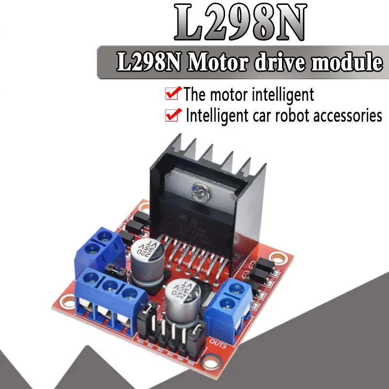 L298N Dual H Bridge DC Stepper Motor Drive Controller Board Module for Arduino smart car robot