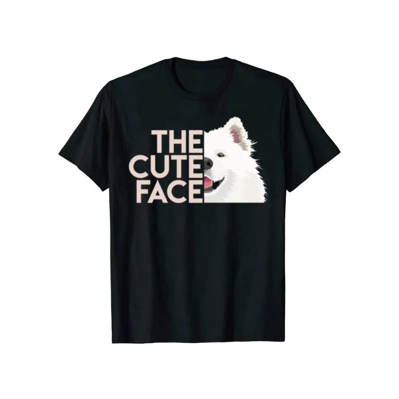 Cute Samoyed Dog Shirt Vintage Washed Unisex Oversized Soft Streetwear Soft Cotton Short Sleeve Tee Gift Clothing Tops Hot Sale