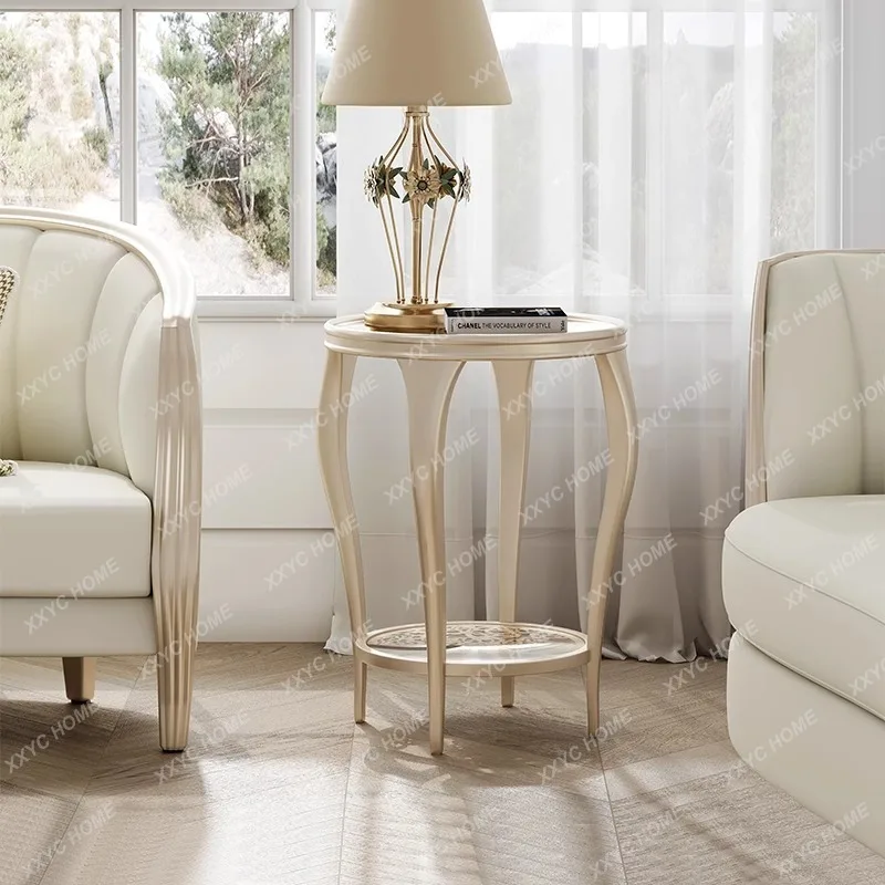 

DD Light luxury sofa side table modern simple high-end small coffee table living room