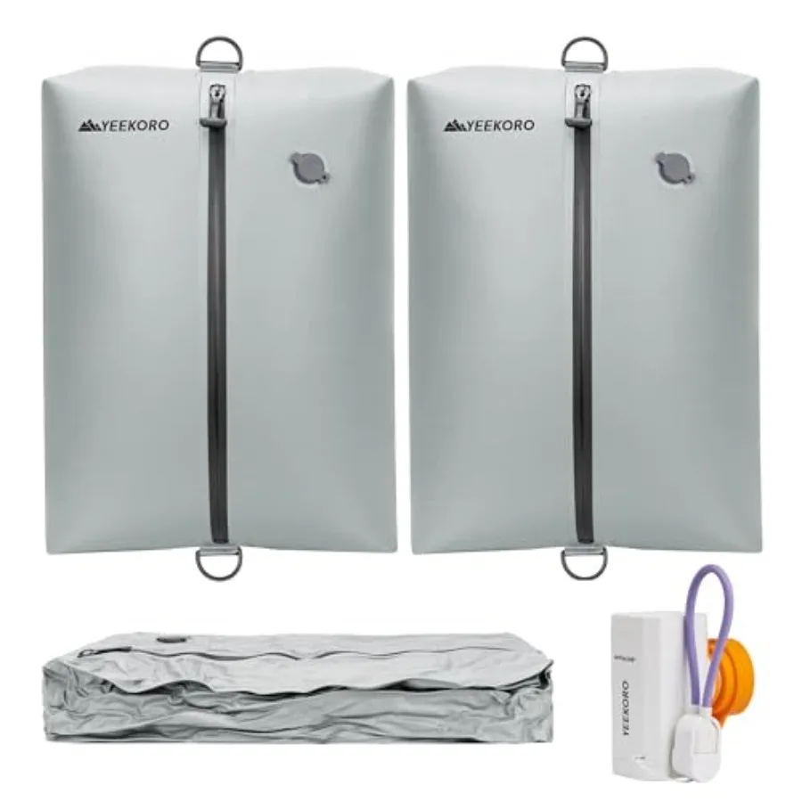

Vacuum Bag for Travel, Professional IPX8 Waterproof Reusable Vacuum Compression Bags for Travel Suitcases, Durable Space Saver