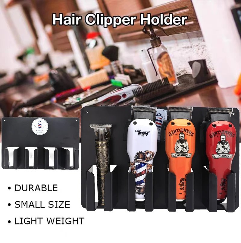 Barbeiro elétrico clipper rack aparador de cabelo shaver titular resistir calor máquina de corte cabelo suporte parede ferramentas cabeleireiro