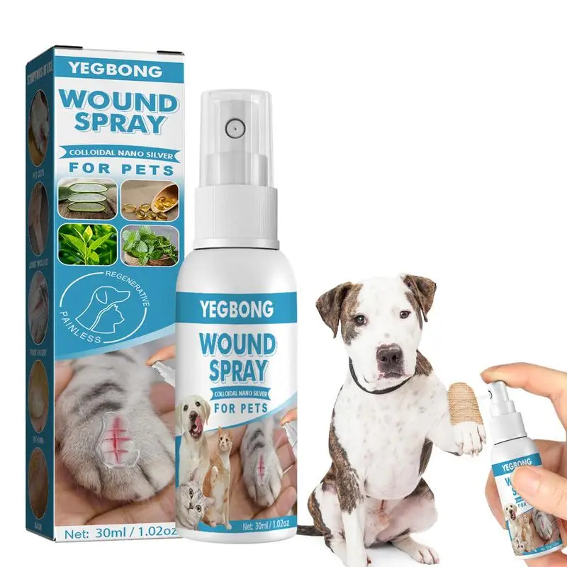 30ml Pets Anti-Itch Spray Pet Wound Spray Cats Dogs Skin Healthy Care Spray Pets Anti-Itch Treat Products For Sensitive Skin