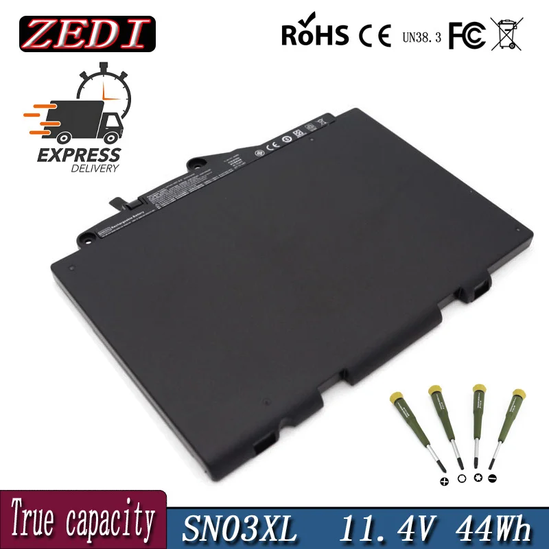 

ZEDI Original SN03XL Laptop Battery For HP EliteBook 820 725 G3 G4 Series 800514-001 800232-241 HSTNN-UB6T HSTNN-DB6V 11.4V 44WH