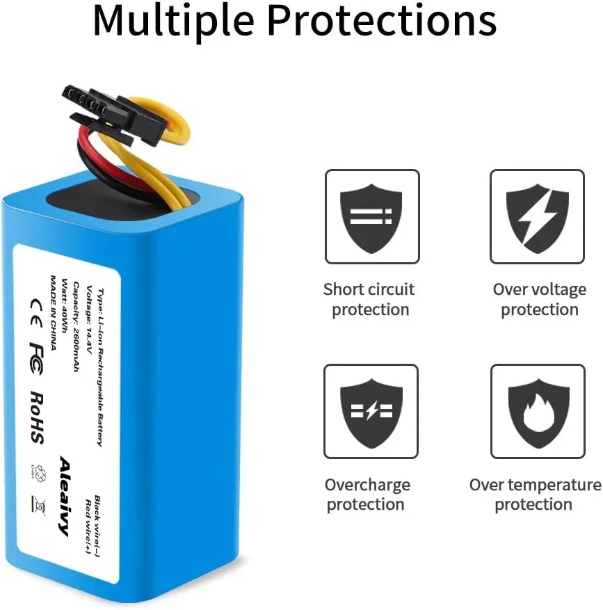 14.4V 12800mAh 3500mAh Lithium-ion Battery For Cecotec Conga 1290 1390 1490 1590 Robot Vacuum Cleaner Battery Gutrend Echo 520