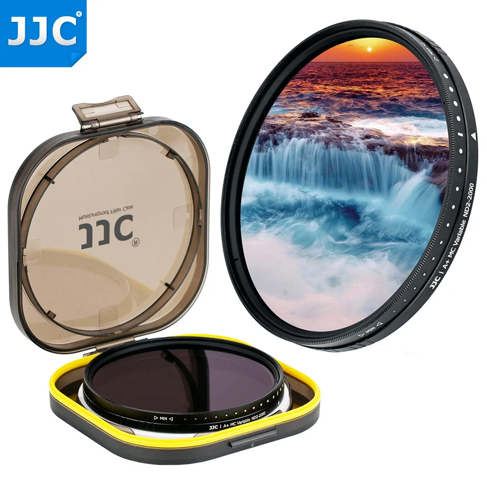 40,5 43 46 49 52 55 58 62 67 72 77 82 mm Filtr obiektywu ND ND2 do ND2000 Obiektyw o zmiennym, regulowanym stopniu neutralnej gęstości z etui na filtr
