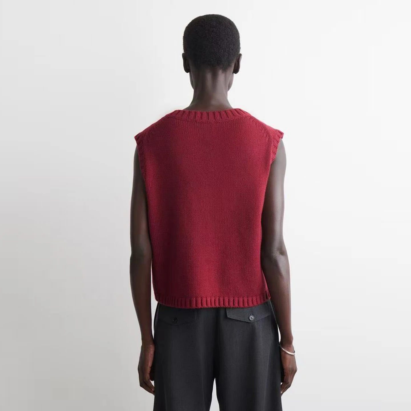 سترة Faionable V-ne 2025 ملابس نسائية شتوية جديدة متعددة الاستخدامات ملابس يومية بطول ort مواد أخرى 00% ماركة Z