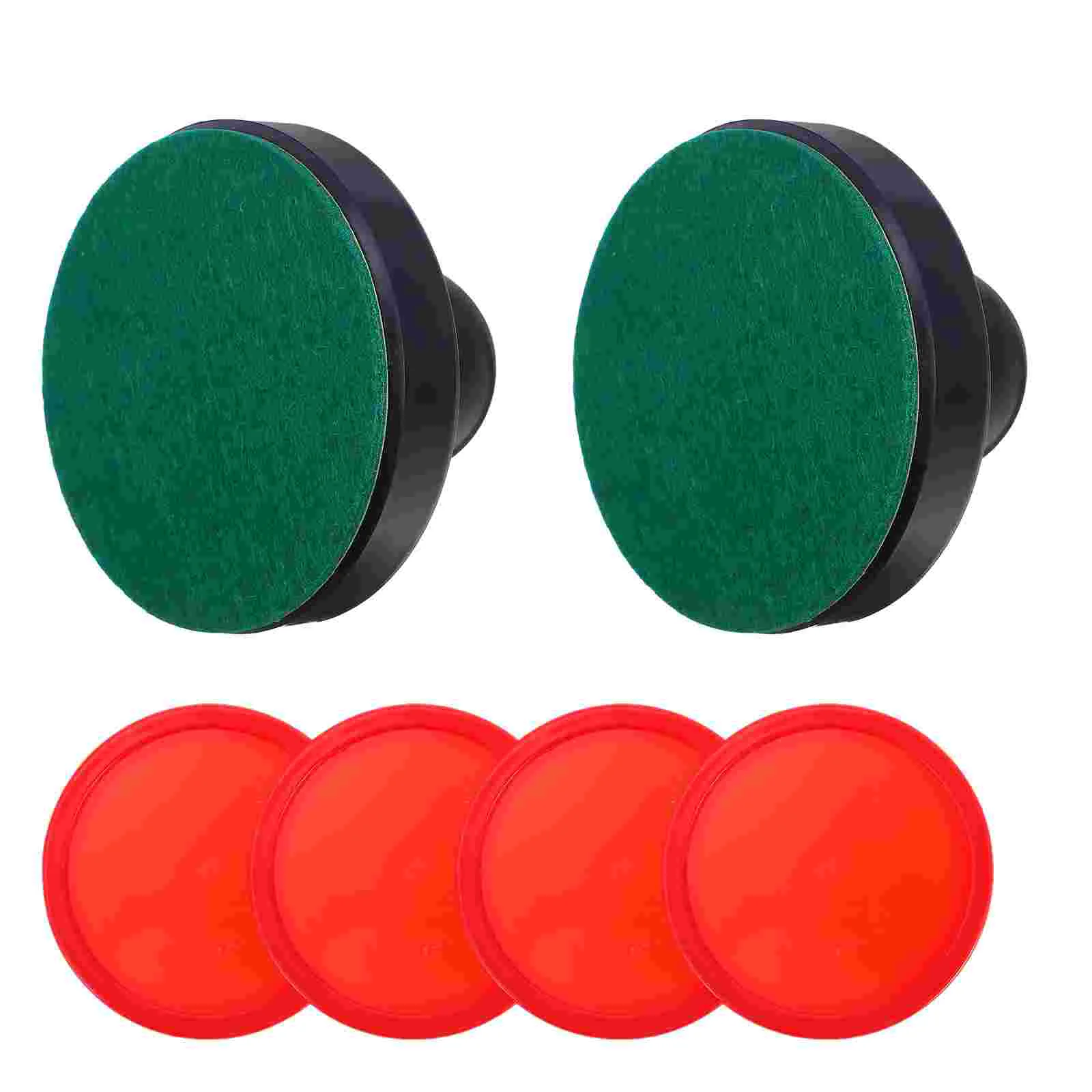 8-teiliges Puck-Ball-Header-Set für Hockeyspiel, Luftschieber und Pucks, Griffe, Paddel, Ersatz