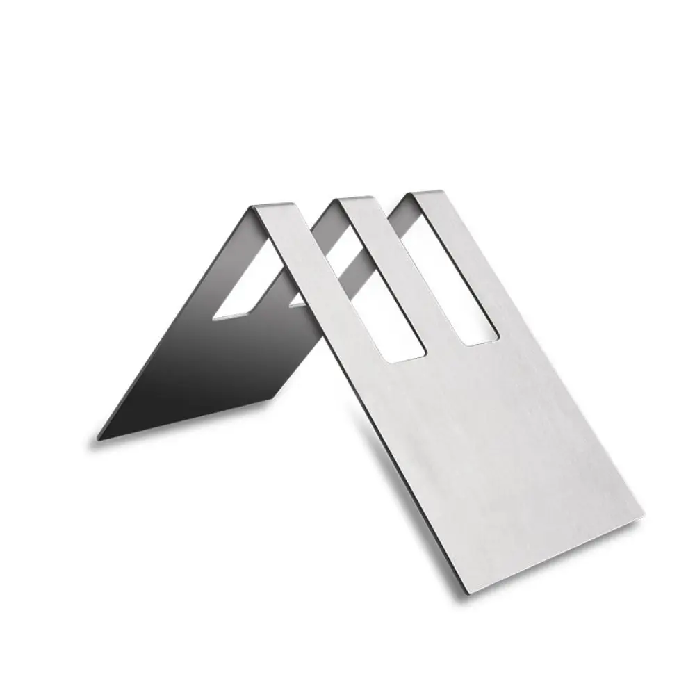 Stainless Steel Coffee Filter Holder Single/Double Slot Fan-Shaped Filter Paper Holder V-Shaped Durable