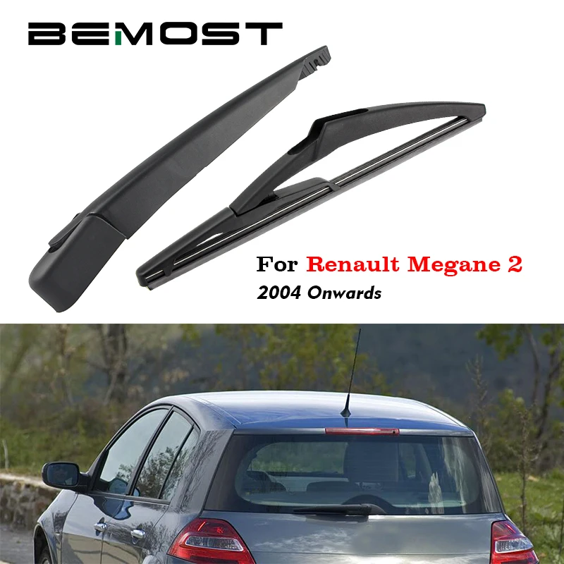 BEMOST Car Rear Windshield Wiper Arm Blades Brushes For Renault Megane 2 2004 Onwards Hatchback Window Windscreen Auto Styling