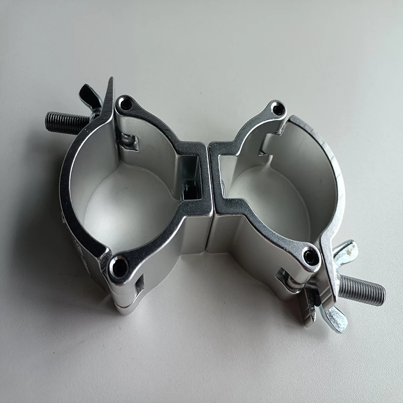 Aluminum   Stage Light Hook MINI 360 Double-sided Hook connecting Truss Pipes Clamp with a Diameter of 48-51mm for 100KG