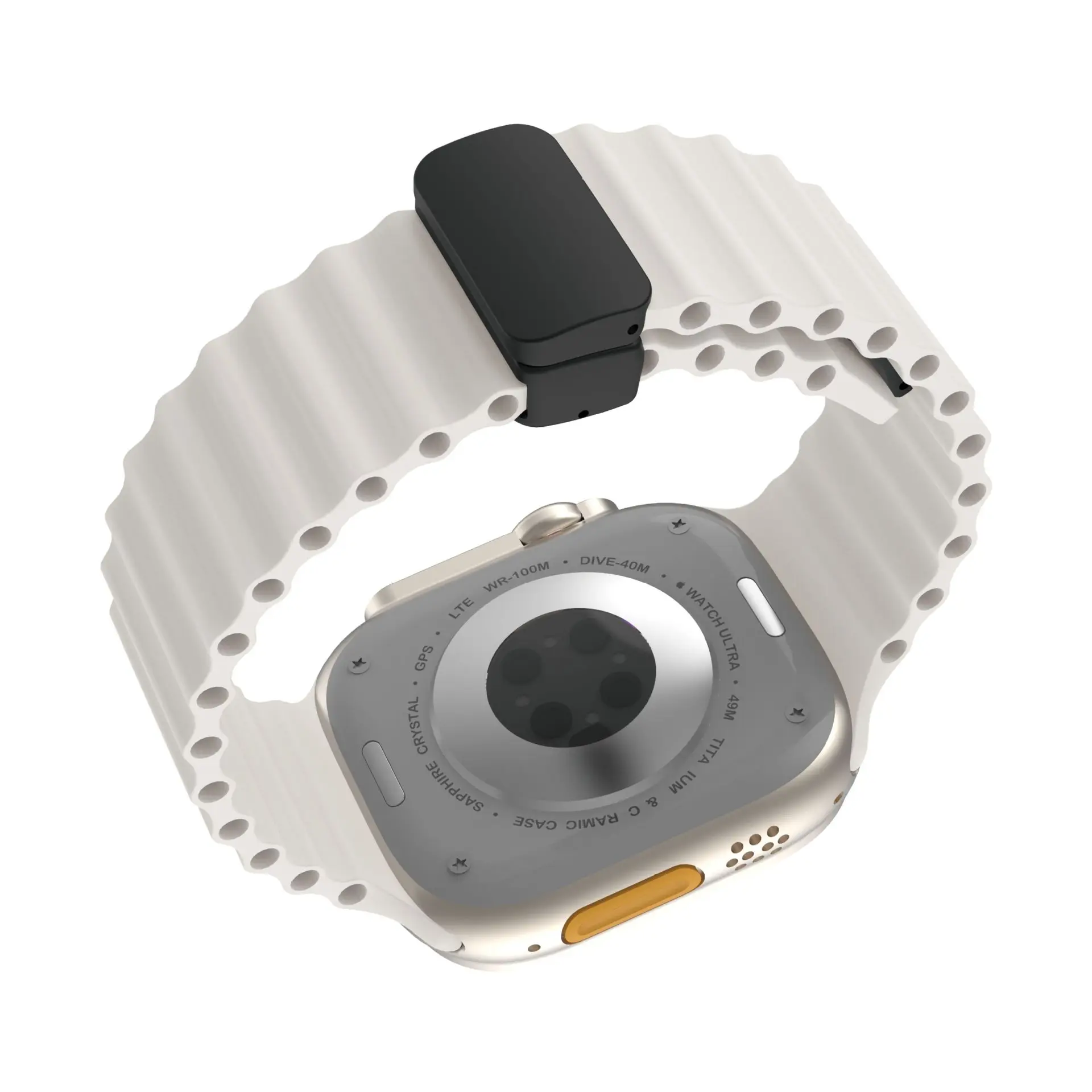 Magnetic Buckle Strap for Apple Watch Band 49mm 45mm 44mm 40mm 41mm 42mm Silicone Bracelet IWatch Series 10 7 6 Se 8 9 Ultra 2