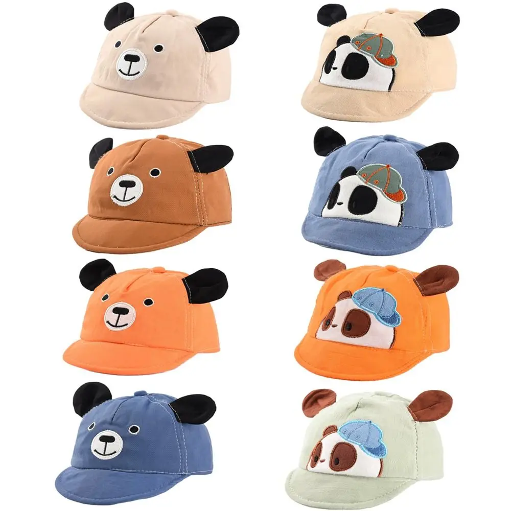 

Anti-UV Cute Bear Children's Hat Polyester Multiple Colors Baby Sun Cap Peaked Hats Spring Summer