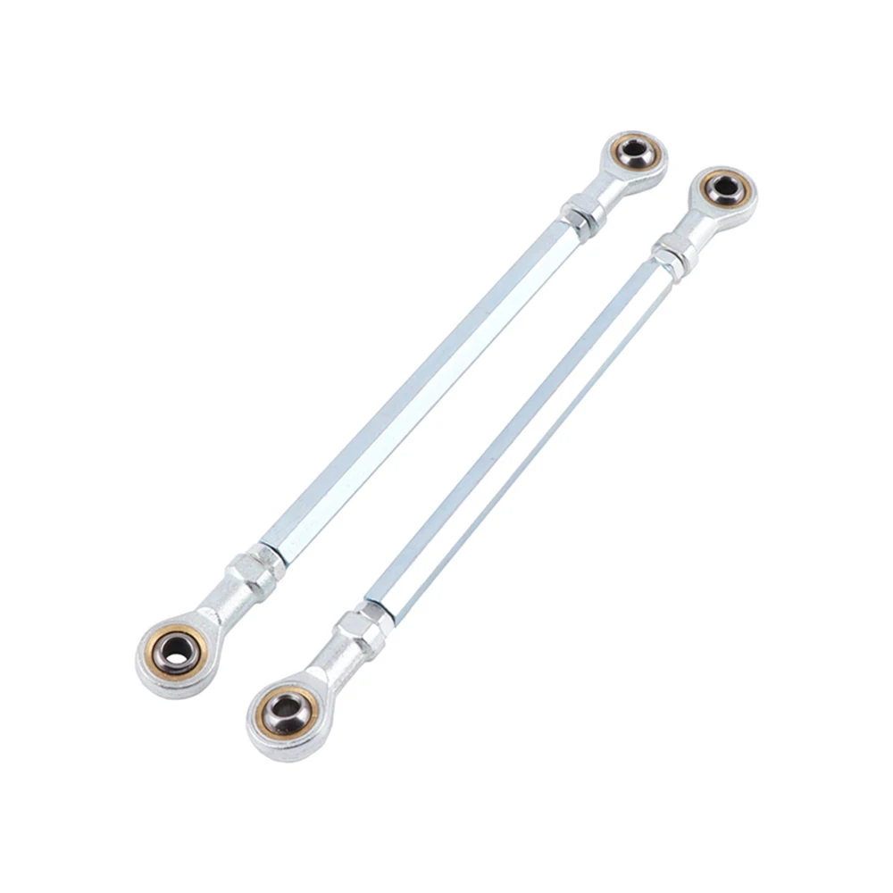 2 Pcs Upper Lower Adjustable Ball Joints Steering Inner Tie Rod Ends for ATV Four Wheeler Quad Go Kart Modified ATV Accessories