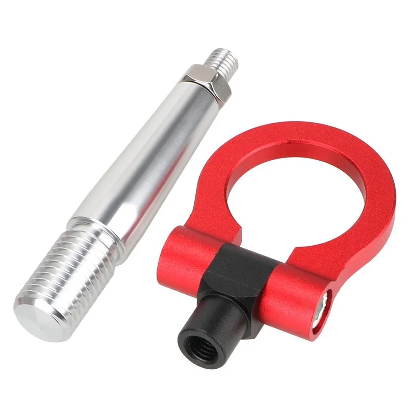 

Car Tow Hook Ring Racing Towing Bar Hooks Front Rear Bumper Mounting Auto Accessories For Mitsubishi Lancer EVO X 10 2008-2016
