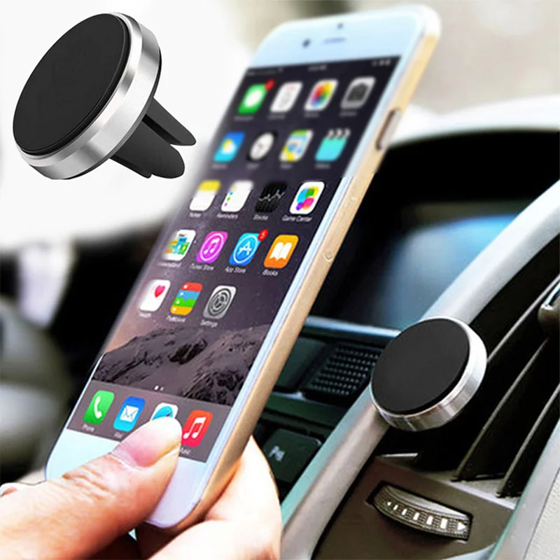 Magnetische Autotelefonhalterung, Lüftungsschlitze, Smartphone, mobiler Ständer, Halterung, Handy, GPS, Unterstützung im Auto für iPhone, Xiaomi, Mi, Samsung, LG