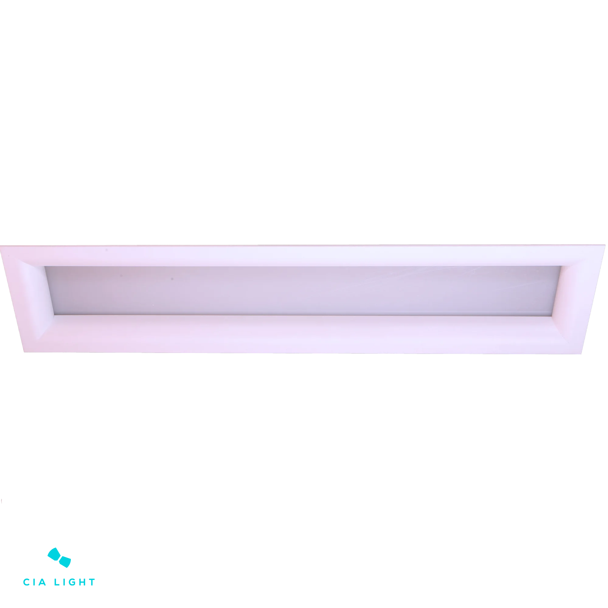 Luminaire Embed Ibiza Rectangular Rounded Aluminum and Acrylic 1xT5 645x80mm - D & D Lighting